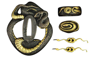 Snake Tsuba