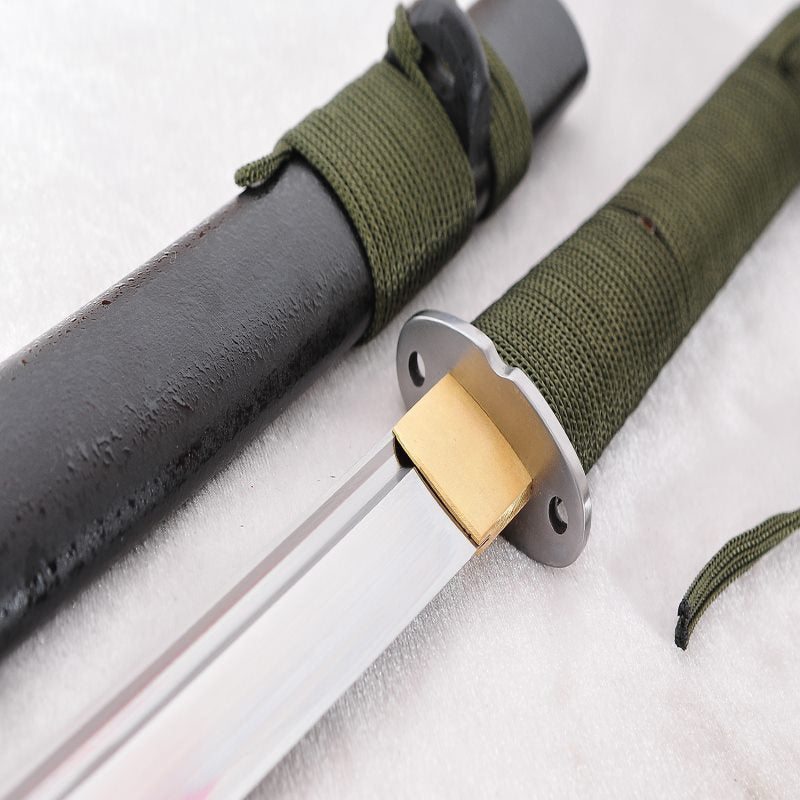 Hand Forged Tactical Katana Survival Samurai Sword