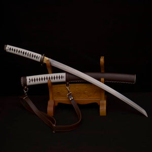 Handmade Japanese Samurai Sword Folded Steel Walking Dead Katana